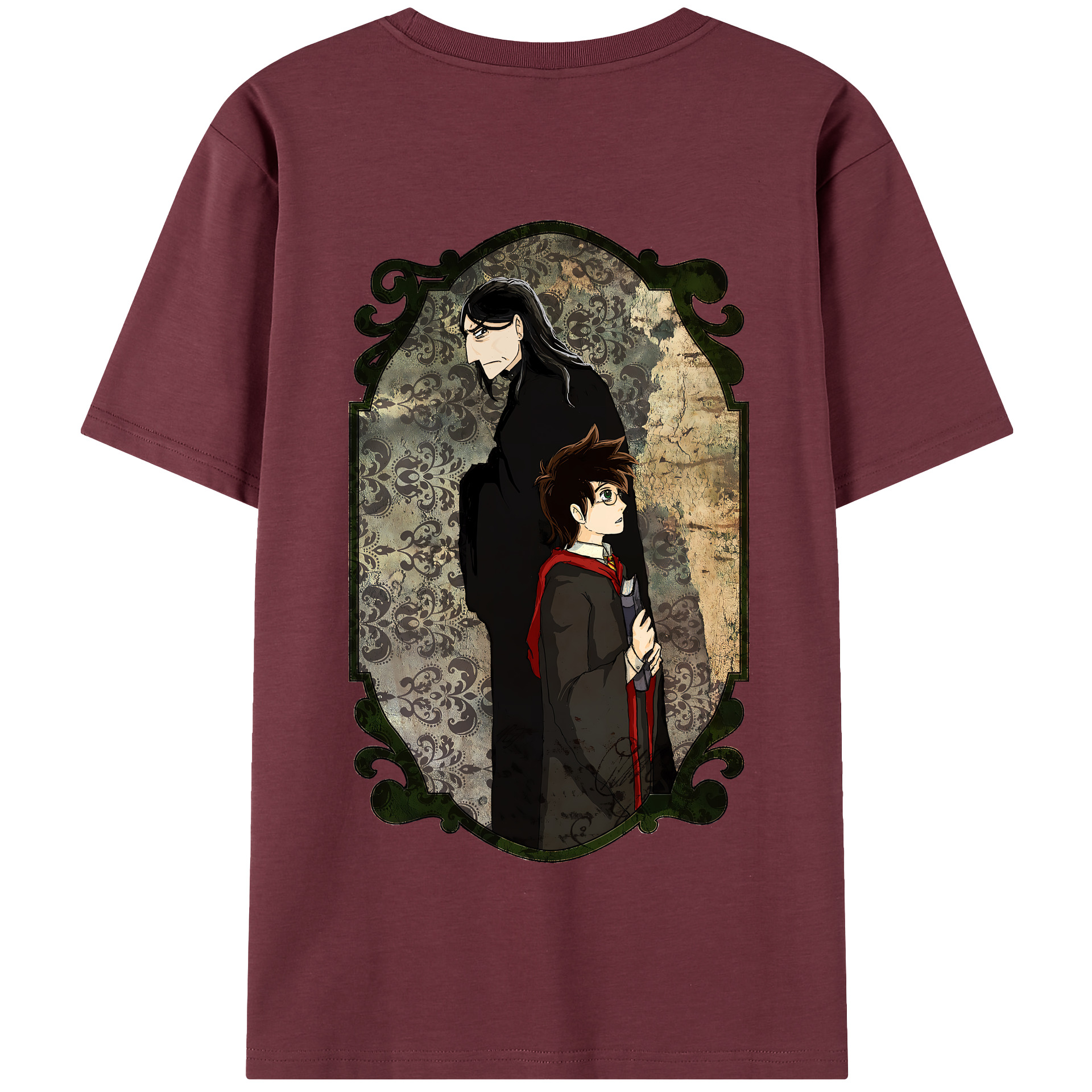 （画像用） Harry Potter ハリー・ポッターシリーズ 綿100％半袖Tシャツ（背面プリント）